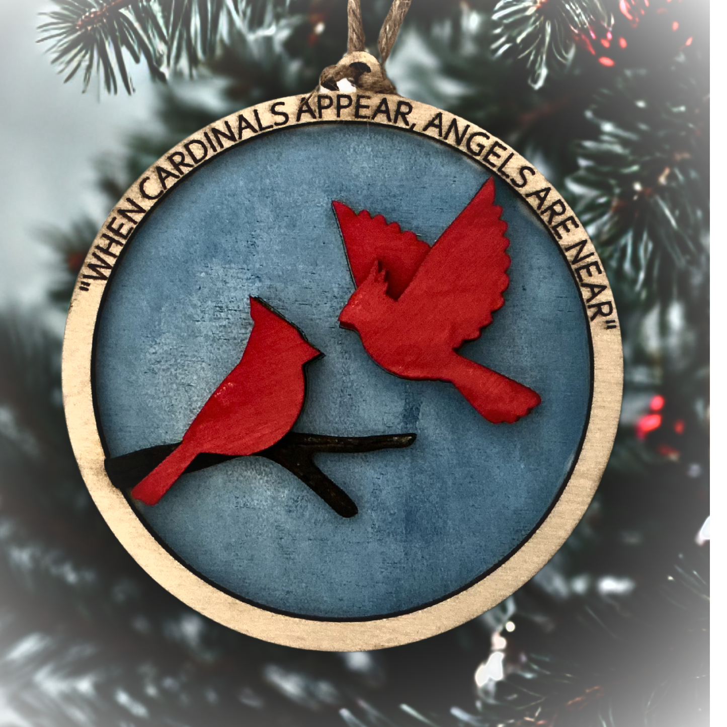Cardinal Ornaments