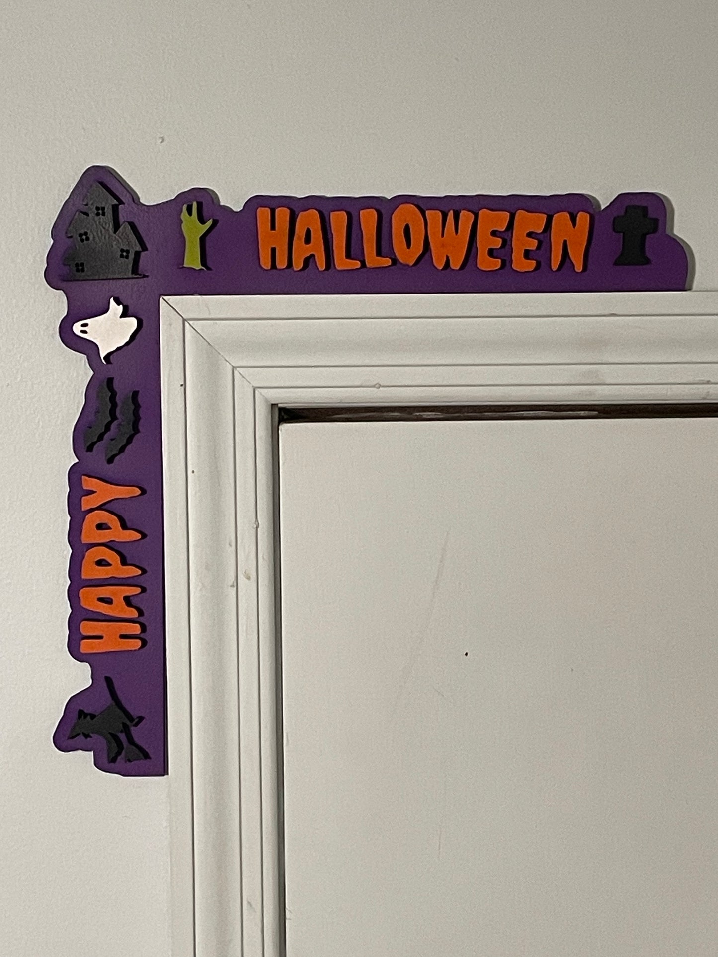 Halloween Door Corner Accent