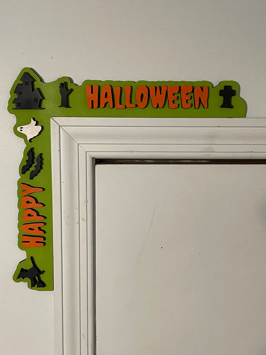 Halloween Door Corner Accent