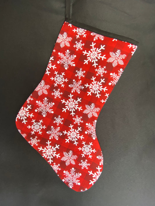 Snowflake Christmas Stocking