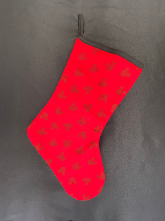 Mouse Silhouette Christmas Stocking